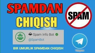 Telegramda Spamdan chiqish 2024 [upl. by Yruoc]