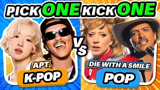 KPOP vs POP battle ✨ Save one Drop One 🎵 KPOP QUIZ CHALLENGE 2024  KMusic Quiz 2 [upl. by Macomber]