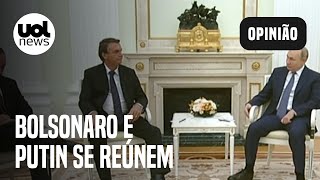 Bolsonaro e Putin se reúnem no Kremlin presidente declara solidariedade à Rússia [upl. by Giacopo299]