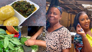 MAMA HOZANA SHARES HER EDIKAIKONG RECIPE  MARKET SERIES  EDIKAIKONG SOUP [upl. by Sema]