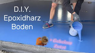 DIY Epoxidharz Bodenbeschichtung für die Garage  Geheime Zutat [upl. by Jed]