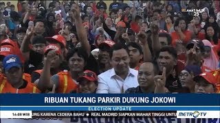 Juru Parkir Kota Semarang Deklarasi Dukung Jokowi [upl. by Triplett]