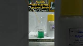 Preparation of Chromium Sulphate solution shorts subscribe [upl. by Alejandra]