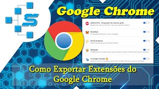 Como Exportar Extensões do Google Chrome [upl. by Araem207]