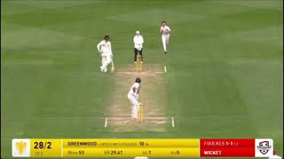 Zak Foulkes 202324 Plunket Shield Bowling Highlights [upl. by Rowney]