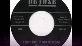 JOHNNY DARLING amp GROUP  I DONT WANT TO WIND UP IN LOVE  BASEBALL BABY  DELUXE 6167  1958 [upl. by Batsheva]