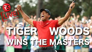 TIGER WOODS WINS THE MASTERS 2019 [upl. by Wilmar]