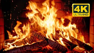 🔥 Cozy Fireplace 4K 12 HOURS Fireplace with Crackling Fire Sounds Crackling Fireplace 4K [upl. by Sanfo]