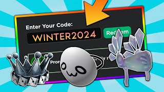 6 NEW CODES ALL 2024 Roblox Promo Codes For ROBLOX FREE Items and FREE Hats UPDATED [upl. by Araik]