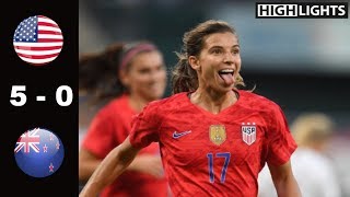 USA vs New Zealand 5  0 All Goals amp Highlights  May 16 2019 [upl. by Tserrof984]