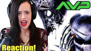 First Time Watching ALIEN VS PREDATOR  Movie Reaction  bunnytails [upl. by Ricca]