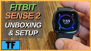 FITBIT SENSE 2 Unboxing amp Full Setup Walkthrough Best New Fitbit of 2022 [upl. by Terrej]