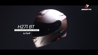 Bogotto H271 BT Motorcycle Helmet [upl. by Conchita355]