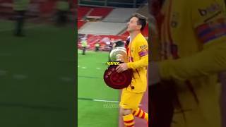 MESSİNİN TAKIM ARKADAŞINA VERDİĞİ İLGİNÇ HEDİYE 🤯😱 shorts short football [upl. by Calia]