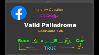 Valid Palindrome  LeetCode 125  Coding for Interviews without inbuilt shortcuts  Easy [upl. by Thoma]