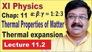 NCERT XI Physics Chap112  Thermal Expansions  Thermal Properties of Matter [upl. by Rodney]