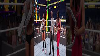 The Bella Twins def Natalya amp Tamina at Elimination Chamber wwe2k23gameplay [upl. by Ariaes603]