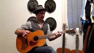 Goya T16 Made in Sweden by Levin 1966  Acoustic Guitar Demo [upl. by Ynalem]