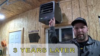 Heating My Garage with Electric Heat for Over 3 Years  Hows it going [upl. by Annoyi]