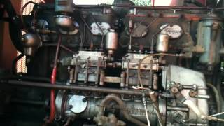 Gardner 6LX diesel engine test [upl. by Pierrette]