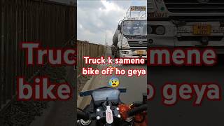 Truck k samne bike off ho geya😰motovlog rider 🏍️explore shorts travel vlog adventure [upl. by Dnomed]