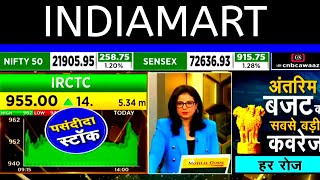 🇮🇳Indiamart Share 🔴 16 February 🔴 Indiamart Share Latest News । Indiamart Share News Today [upl. by Htomit]