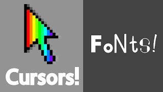 How To get custom FONTSCURSORS in roblox [upl. by Enaitsirk]