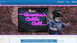 ChickfilA 2015 Calendar  Card Activation [upl. by Nalro204]