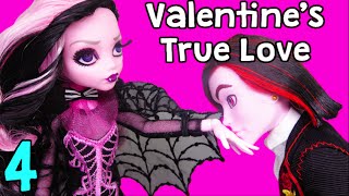 Draculaura amp Valentine in Love Monster High Doll Series Episode 2 Part 2 [upl. by Nottirb450]