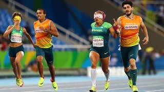 Athletics  Womens 400m  T11 Final  Rio 2016 Paralympic Games [upl. by Ettenel]