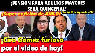 ¡AMLO sorprendió Pensión quincenal para adultos mayores ¡Ciro furioso por el video [upl. by Enybor]