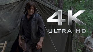 The Walking Dead  Daryl VS Justin Fight Scene  Logoless 4k [upl. by Dev]