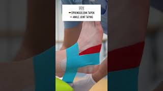 Sprunggelenk tapen ankle joint taping [upl. by Irolam]