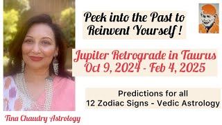 Jupiter Retrograde in Taurus Predictions for all 12 Zodiac signs [upl. by Alekram176]