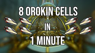 8 OROKIN CELLS IN 1 MINUTE  HOW TO FARM ORKIN CELLS IN WARFRAME IN 2021 [upl. by Avron583]