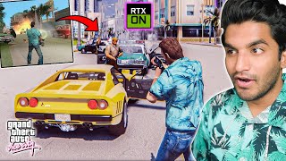 Playing GTA Vice City With RTX ON Ultra Graphics [upl. by Goodrow162]