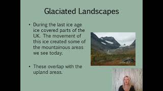 The distribution of Upland Lowland and Glaciated Landscapes in the UK [upl. by Akira]