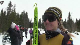 Birken skifestival 2024 Emilie Fleten  Favoritt kvinner elite [upl. by Colver]