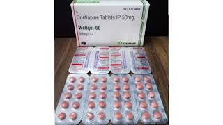 Wellqut 50 Tablets Quetiapine Tablets IP 50mg [upl. by Hartley918]