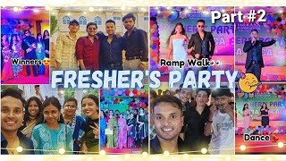 ✨Freshers Party Vlog😲 HBS NoidaCollege Freshers Party VideoFreshers Party College🕺PART2 [upl. by Anikehs]