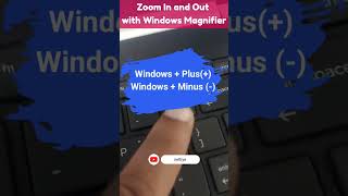 Windows Magnifier Tips Keyboard Shortcuts for Easy Zooming tips shortcutkeys tricks windows [upl. by Rosetta]