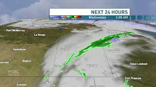 Riley Laychuks Manitoba weather forecast for Tuesday Nov 12 2024 [upl. by Enilatan]