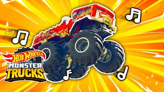 ¡Más poder” ⚡  Hot Wheels Monster Trucks Power Smashers Video Musical Oficial [upl. by Irreg521]