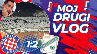 Vlog HAJDUK vs RIJEKA 🔴🔵 ATMOSFERA s POLJUDA 28012024 [upl. by Clarkson]