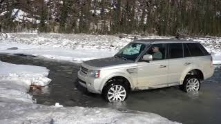 Range Rover Sport SC offroading in Waiparous [upl. by Vacla]