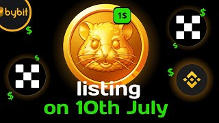 HAMSTER KOMBAT LISTING CONFIRMED🔥How to make money and RECEIVE REWARDS in HAMSTER [upl. by Bettine]