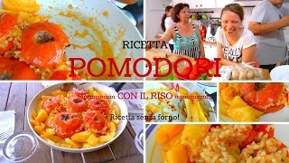 Pomodori Ripieni⎮Pomodori con il Riso⎮Senza forno⎮Ricetta Vegetariana [upl. by Anoed745]