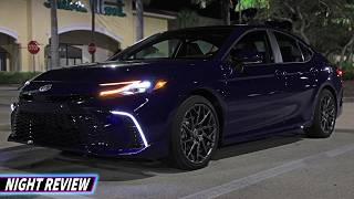 2025 Toyota Camry Hybrid  Night Drive Review [upl. by Leiand]