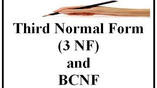 Third Normal Form3 NF and BCNF [upl. by Corley]