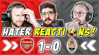 Arsenal RIVALS amp HATERS DISAPPOINTED 😞 Reaction to Arsenal 10 Shakhtar Donetsk  Champions League [upl. by Leummas731]